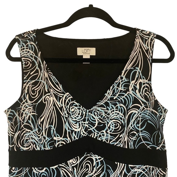 Ann Taylor Loft Maternity Dress Size 6 Swirl and Swish in Elegance Baby Bump - Picture 3 of 11